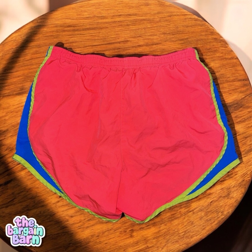 !!SALE!! Nike Women’s Dri-Fit Lined Salmon Neon Athletic Running Shorts (XS) - Picture 3 of 3